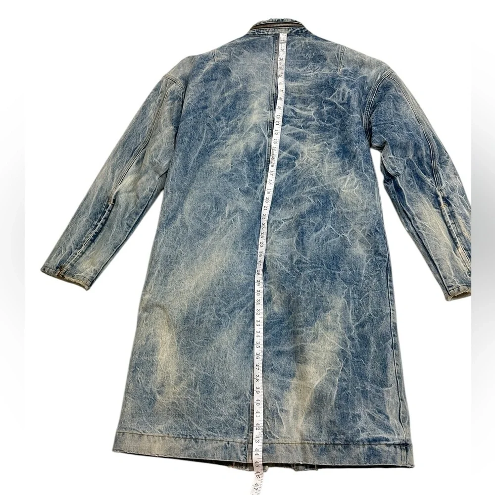 Fear Of God Holy Water Faux Shearling Denim Coat - Picture 13 of 15